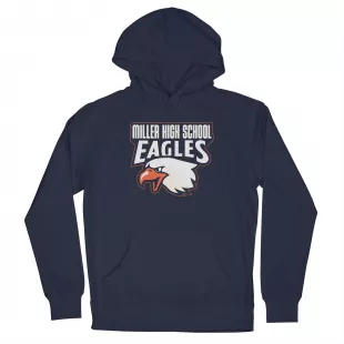 Miller High School Eagles Women's Pullover Hoody | CreativeTDesigns