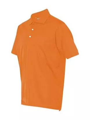 Basic Sport Shirt - A130-4XL - Bright Orange/White