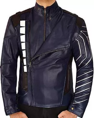 Soldier Blue Bucky Barnes Jacket Style