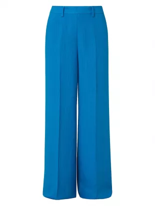 Flair Linen & Virgin Wool Crepe Pants