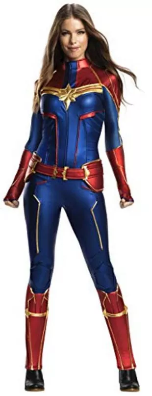 Rubie's womens Marvel Adult: Captain Marvel Grand Heritage Adult Sized Costumes, Color as Shown, Extra-Small US