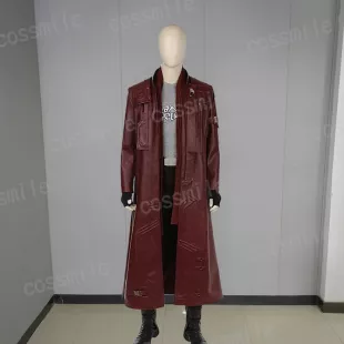 Star Lord Chris Pratt Maroon Cosplay Costume Dust Trench Coat Jacket Only Halloween Carnival Costumes