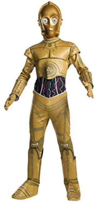 Official Star Wars, C-3PO Childs Costume, Medium Age 5-7, Height 132 cm