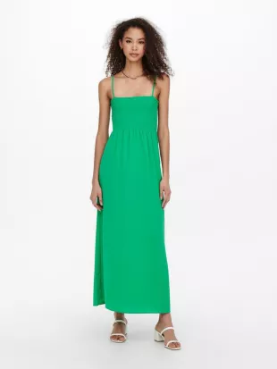 SMOCKÉE ROBE LONGUE