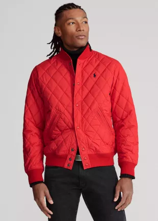 Ralph Lauren Water-Repellent Quilted Jacket in red worn by Ben Wheeler  (Jonas Dylan Allen) as seen in First Kill TV series (Season 1 Episode 3) |  Spotern