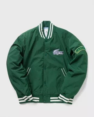 Graphic Logo Buttoned Teddy Jacket (Green / Lapland)