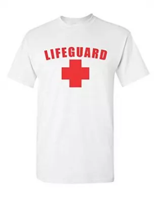 Lifeguard t-shirt worn by Jeremiah (Gavin Casalegno) as seen in The Summer  I Turned Pretty TV series outfits (S01E02)