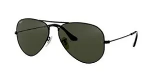 Rb3025 Large Metal Aviator Sunglasses 58 Mm, Black, Size 58 Mm