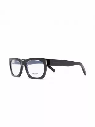 wayfarer-frame glasses