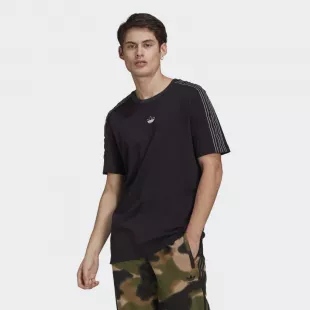 adidas Originals SPRT 3-Stripes T-shirt in black
