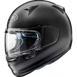 Regent-X Adult Street Motorcycle Helmet - Black Frost/Large