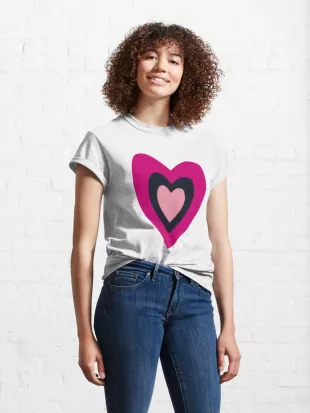 Vintage 3 Hearts Classic T-Shirt
