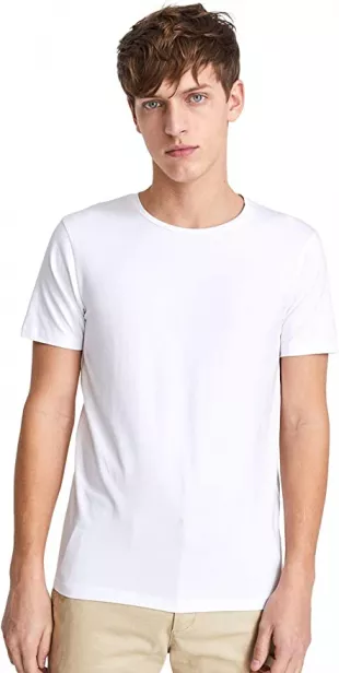 T-shirt col rond coton stretch