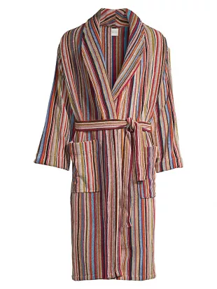 Multi-Stripe Robe
