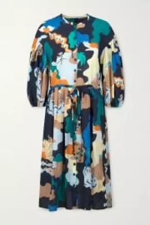 India Printed Voile Dress