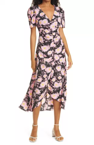 Mylene Floral Short Sleeve Dress