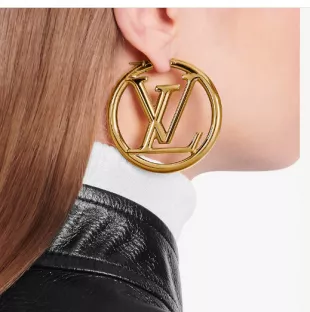Louis Vuitton Perfect Match Earrings, Gold