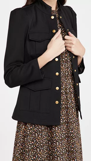 Tory Burch - Tory wearing our wool Sargent Pepper Jacket