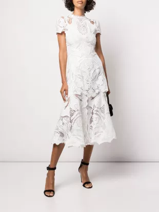 Cut Out-Detail Midi dress