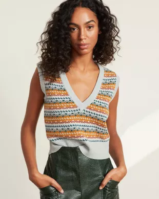 Veronica Beard Helenka Sweater Vest 