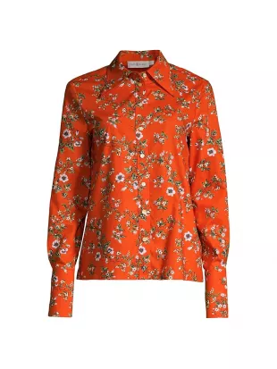 Tory Burch - Floral Cotton Shirt