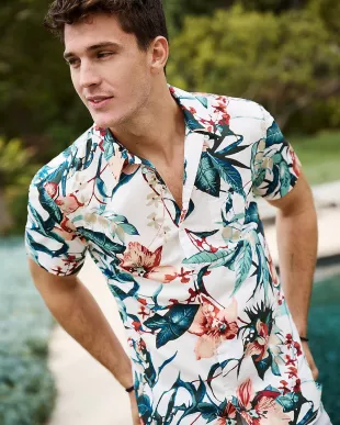 Dominic Brand - Slim Floral STretch Cotton Shirt