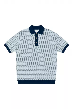 TEXTURED PATTERN POLO