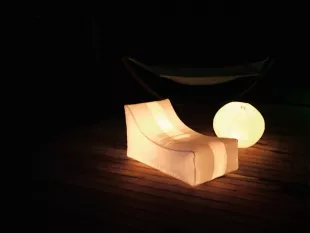 Coussin gonflable lumineux "Nap Loon Air" - Blanc 105393