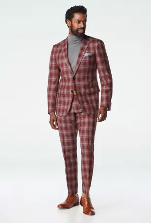 Danhill Plaid Red Suit