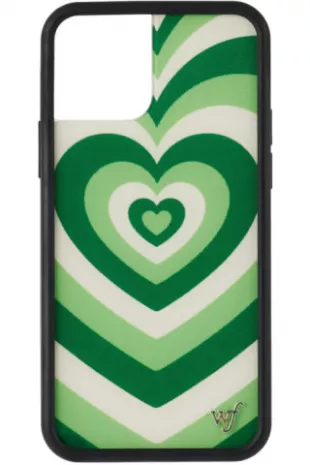 Étui pour iPhone 12/12 Pro Matcha Love vert
