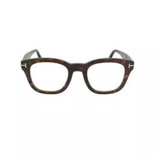 Eyeglasses Tom Ford FT 5542 -B 052 Shiny Dark Havana, Rose Gold"t" Logo/Blue, Multicolour, 50/22/145
