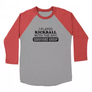 I Played Kickball With The NYC Survivors Group Women's Longsleeve T-Shirt | CreativeTDesign