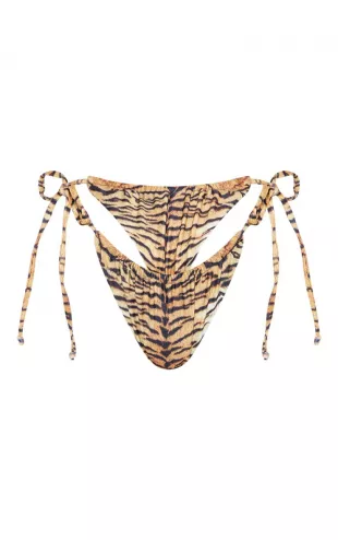 Pretty Little Thing - Tiger Adjustable String Tie Bikini Bottom