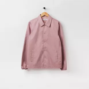 Polycotton Coach Jacket Dusty Pink