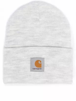 Logo Patch Knitted Beanie