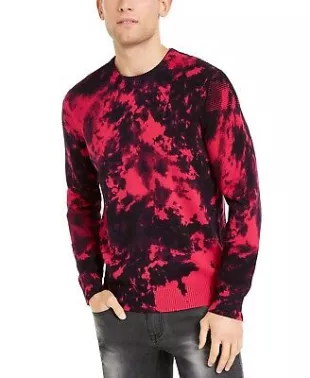 Gnover Tie Dye Sweater Red