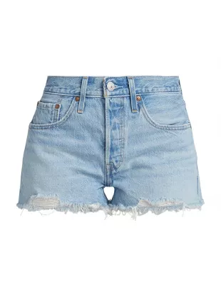 levis - 501 High Rise Denim Shorts