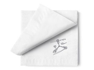 BACK TO THE FUTURE NAPKINS FLUX CAPACITOR