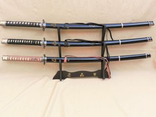 Kill Bill - lot complet - 3 répliques d'épées katana des films Kill Bill