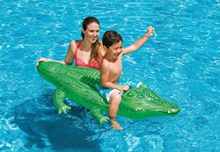 INTEX Crocodile gonflable - 168x86 cm