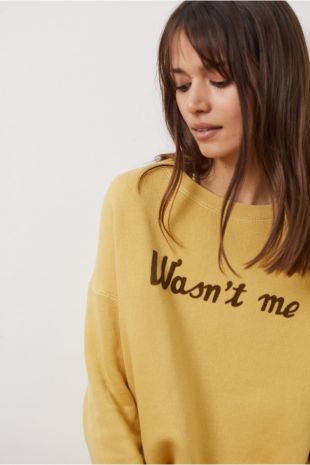 Sweat wasn't me