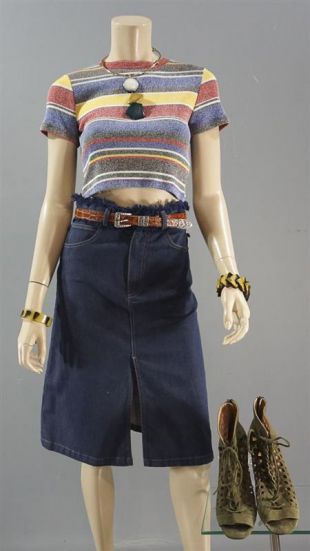 SCREAM QUEENS ZAYDAY KEKE PALMER SCREEN WORN SHIRT SKIRT SHOES & JEWELRY EP 201  | eBay