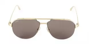 60MM Metal Aviator Sunglasses