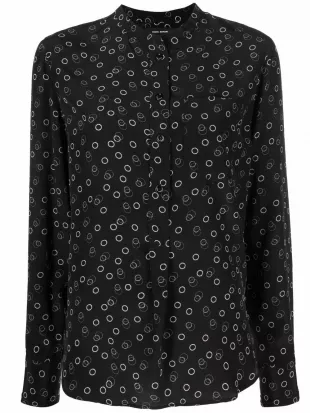 Isabel Marant - Spot-Print Silk Blouse