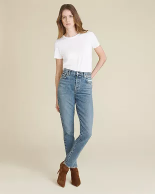 Ryleigh High Rise Slim Straight Jeans