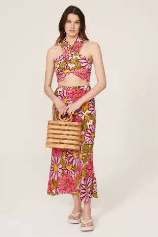 Crossover Halter Top