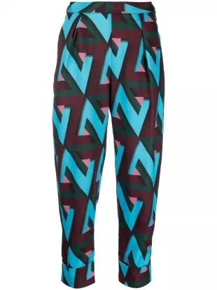 Westside  Abstract-print Trousers