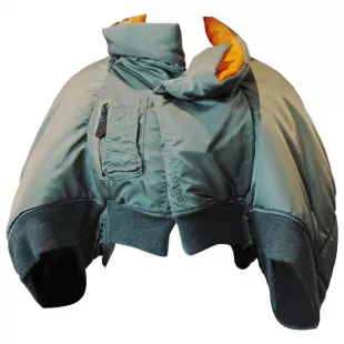 2006 Junya Watanabe cropped military puffer jacket