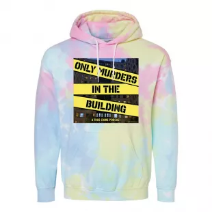 Only Murders in the Building Podcast Logo Tie Dye Hooded Sweatshirt