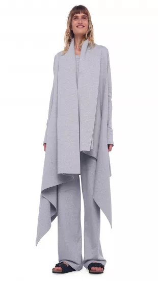 Norma Kamali - Uneven Blanket Coat